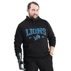 G-III Sports by Carl Banks Adaptive Team Spirit Graphic Fleece Pullover Hoodie - Detroit Lions