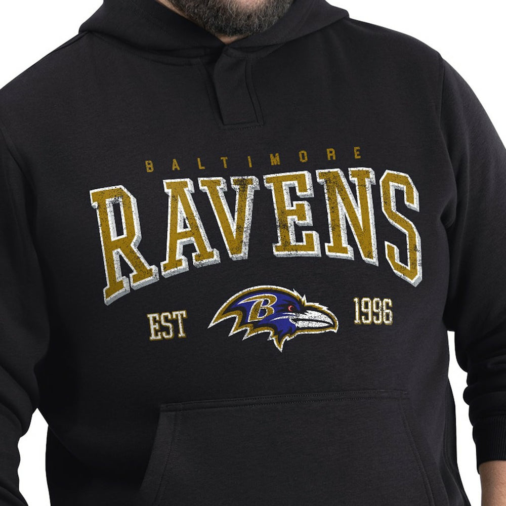 G-III Sports by Carl Banks Adaptive Team Spirit Graphic Fleece Pullover Hoodie - Baltimore Ravens