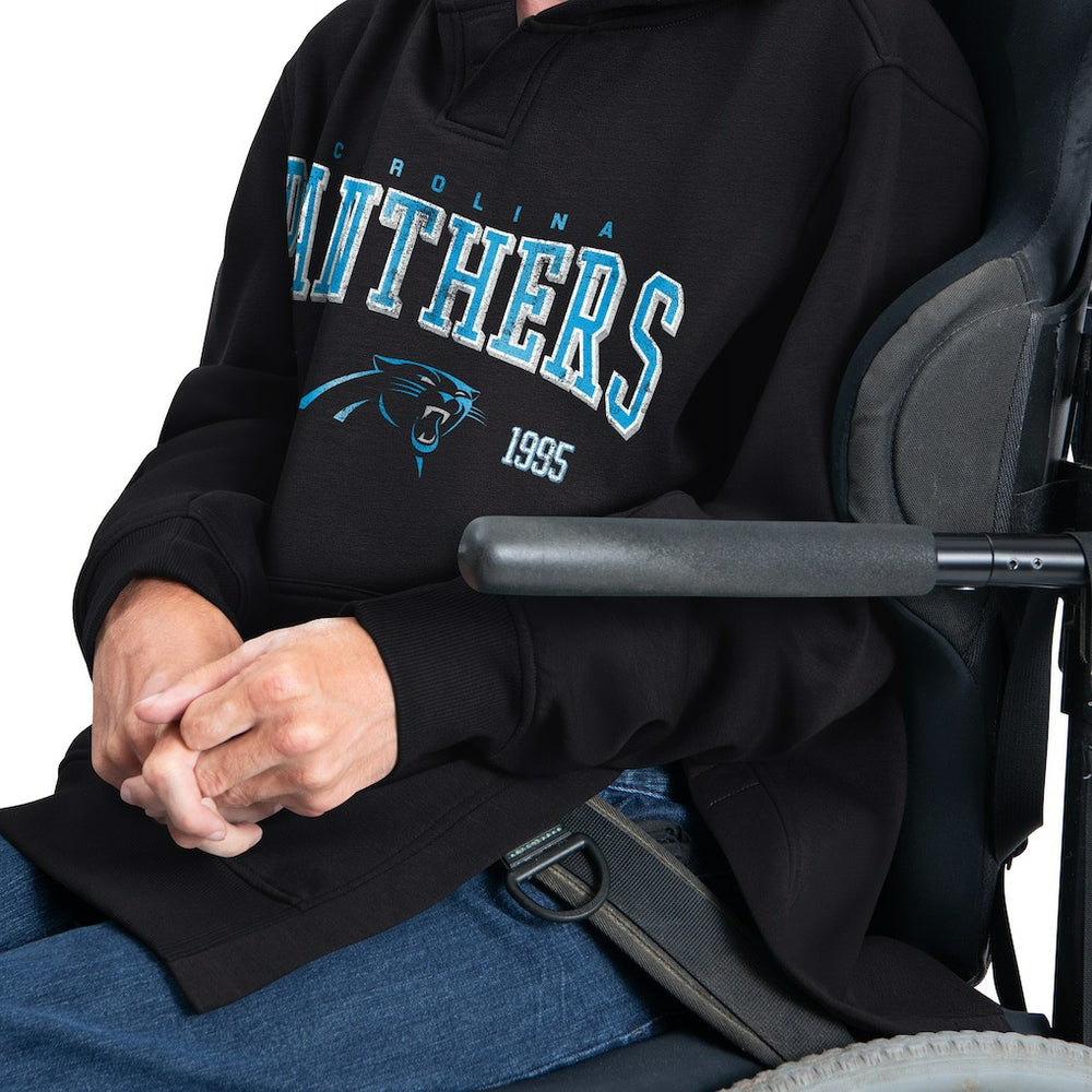 G-III Sports by Carl Banks Adaptive Team Spirit Graphic Fleece Pullover Hoodie - Carolina Panthers