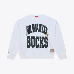 NBA Milwaukee Bucks Women's Lightweight Block Letter Sweatshirt