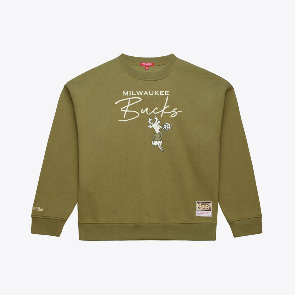 NBA Milwaukee Bucks Women's Lightweight Script Sweatshirt