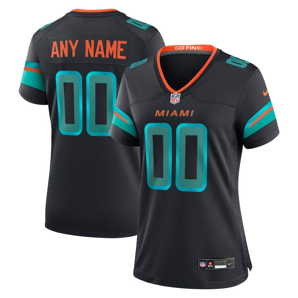 Women's 2025 Rivalries Collection Custom Game Jersey - Miami Dolphins