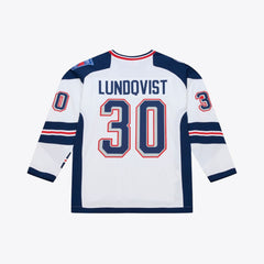 NHL White Henrik Lundqvist New York Rangers Mitchell & Ness 2014 NHL Stadium Series Power Play Jersey