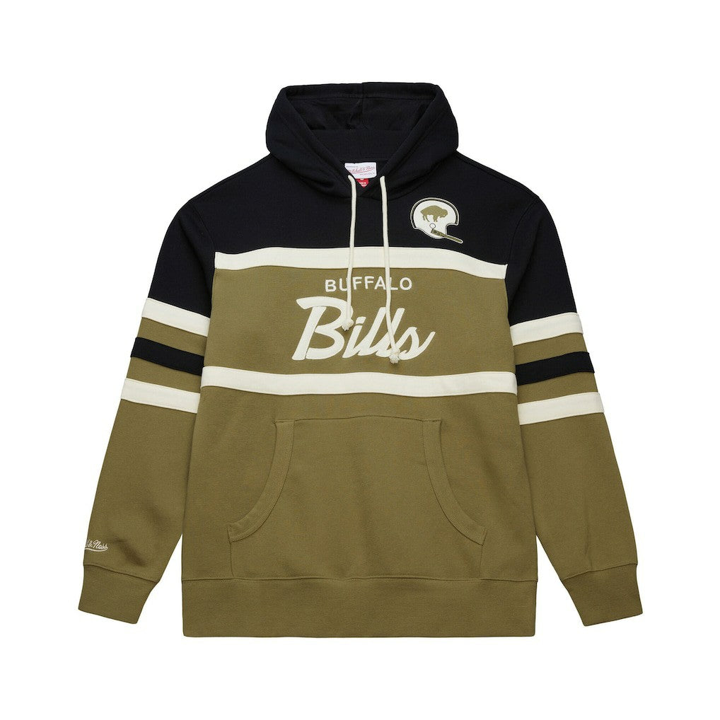 Vintage Logo Head Coach Hoodie - Buffalo Bills