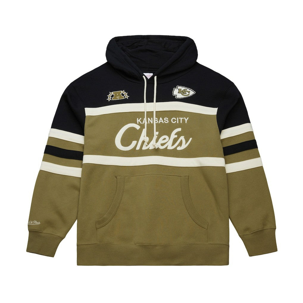 Vintage Logo Head Coach Hoodie - Kansas City Chiefs