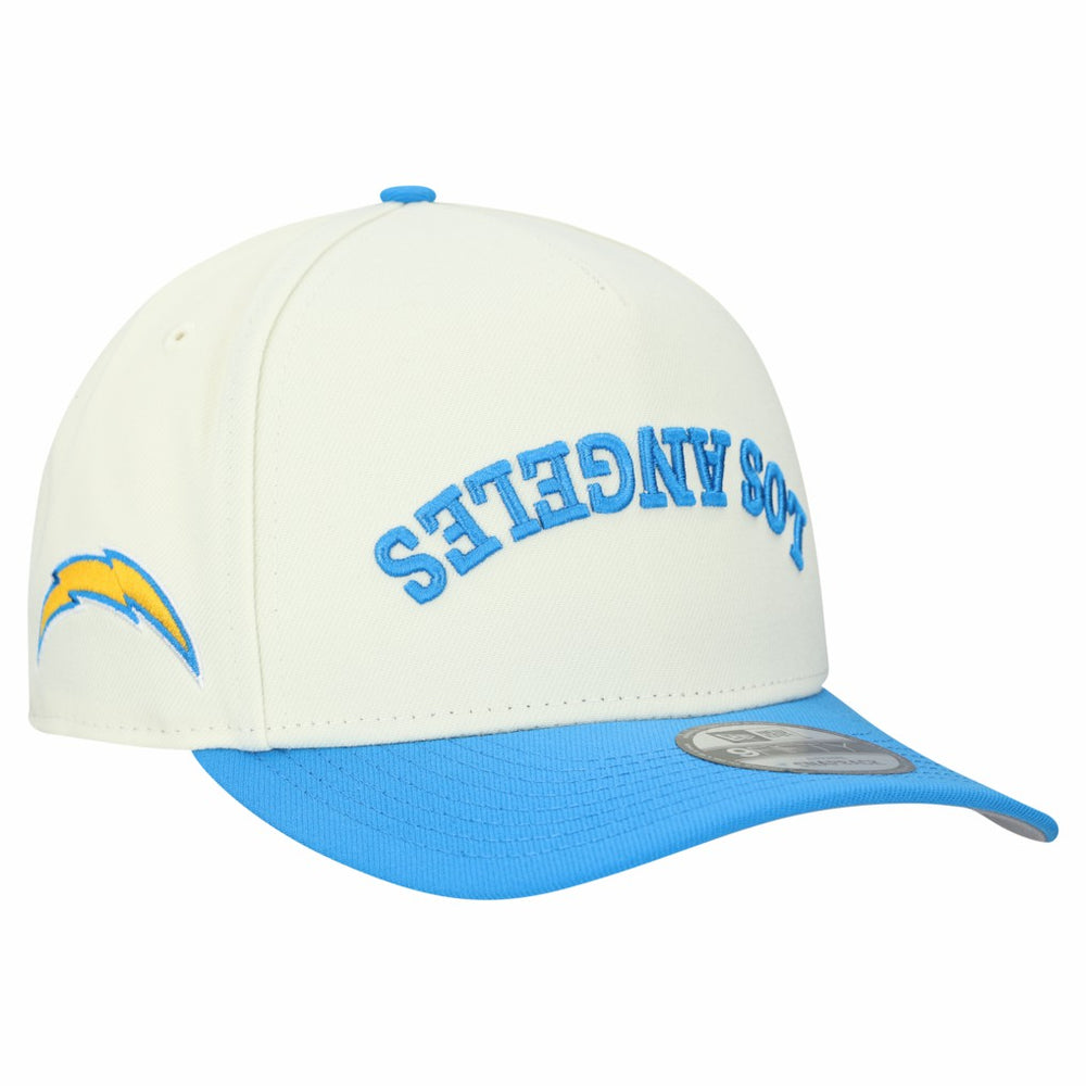 Upside Down 9FIFTY A-Frame Snapback Hat - Los Angeles Chargers