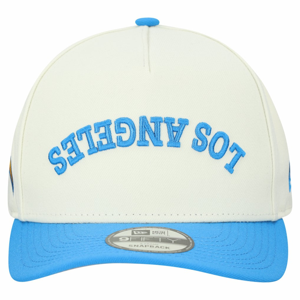 Upside Down 9FIFTY A-Frame Snapback Hat - Los Angeles Chargers