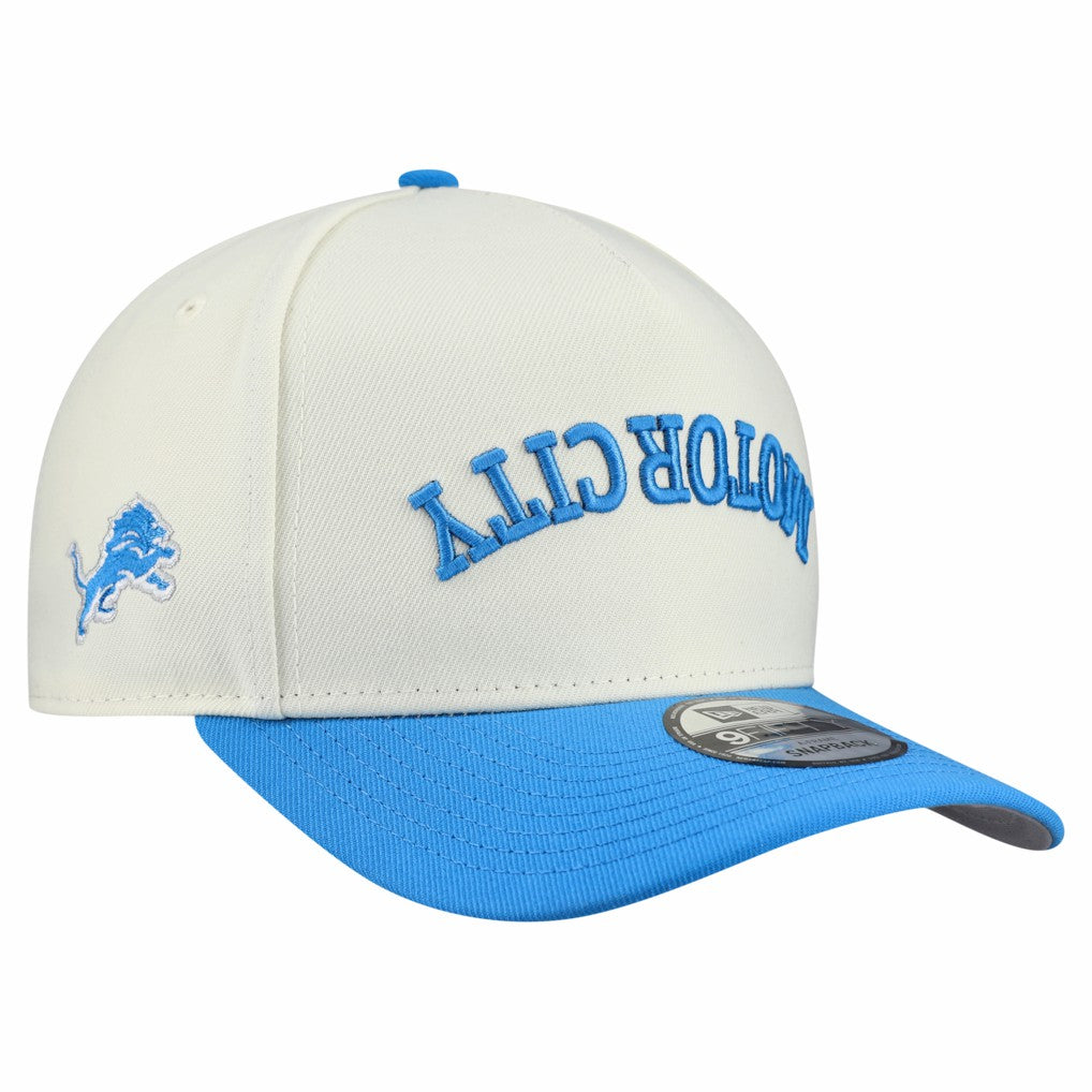 Upside Down 9FIFTY A-Frame Snapback Hat - Detroit Lions