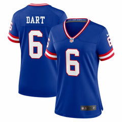 Jaxson Dart  Women's Alternate 2 Classic Game Jersey - New York Giants