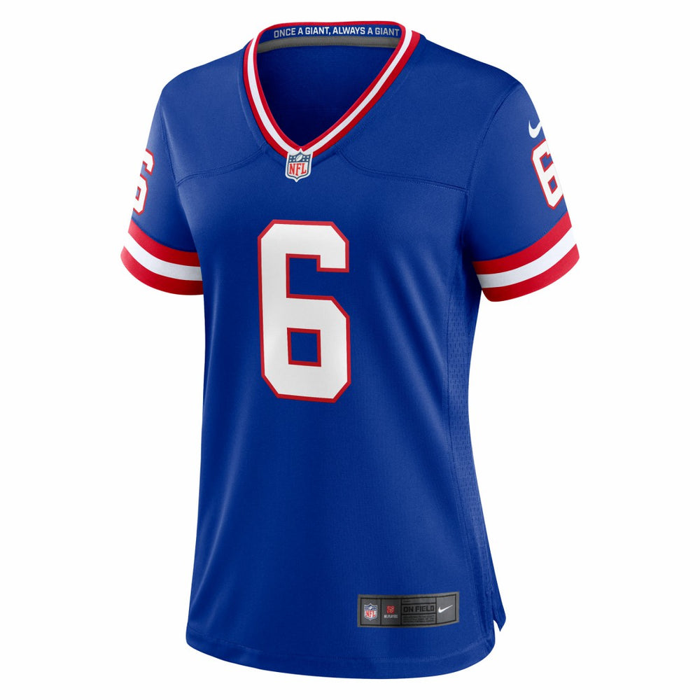 Jaxson Dart  Women's Alternate 2 Classic Game Jersey - New York Giants