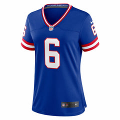 Jaxson Dart  Women's Alternate 2 Classic Game Jersey - New York Giants