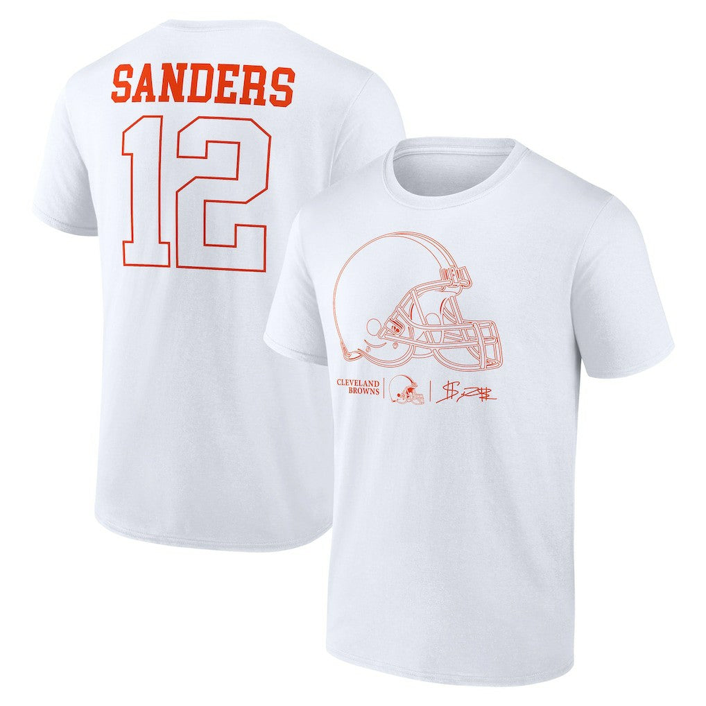 Shedeur Sanders  Outline Player T-Shirt - Cleveland Browns
