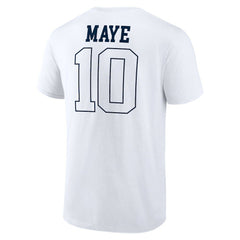 Drake Maye  Outline Player T-Shirt - New England Patriots