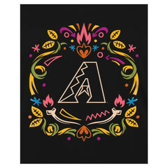 MLB Arizona Diamondbacks New Era Women's Día de los Muertos V-Neck T-Shirt