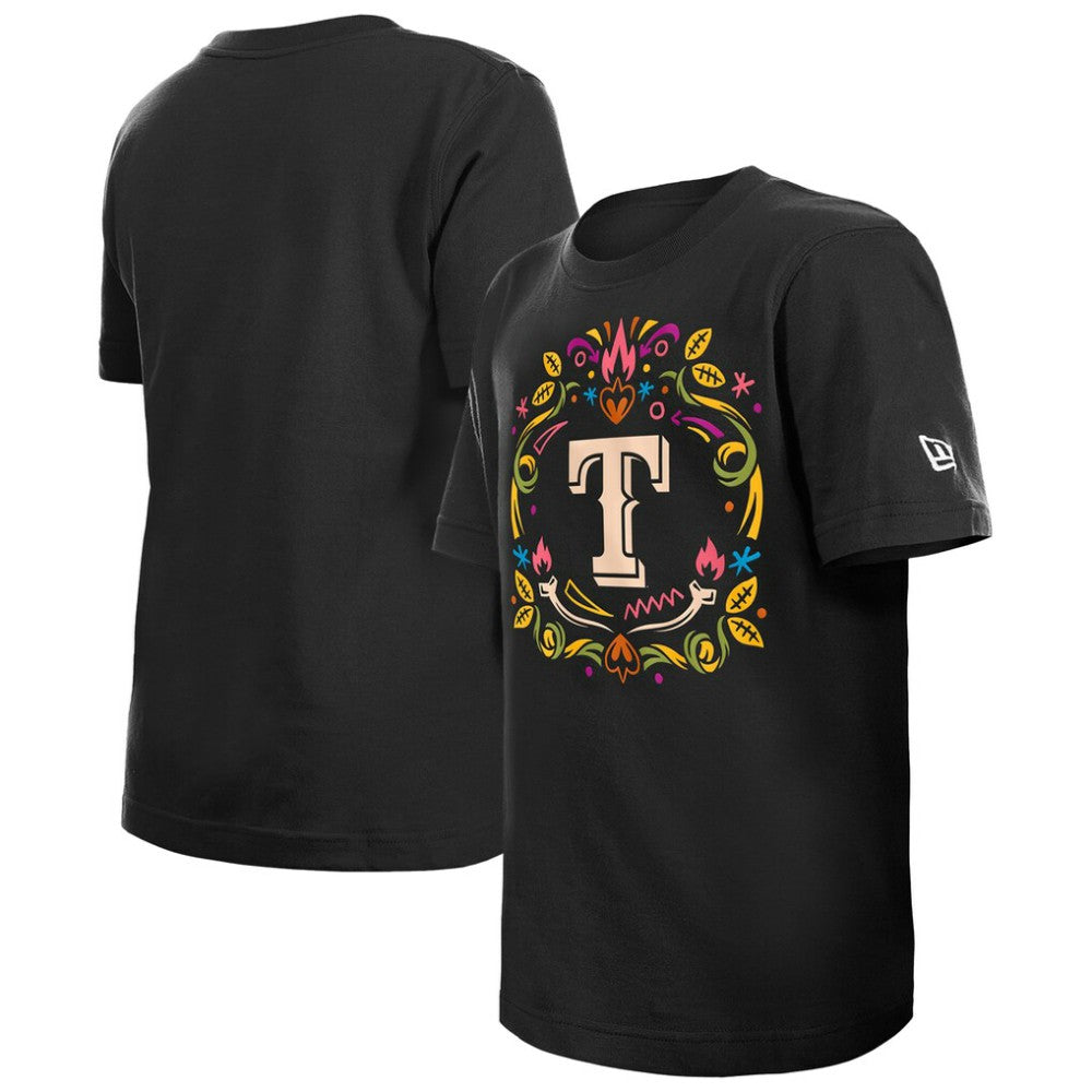 MLB Texas Rangers New Era Youth Día de los Muertos T-Shirt