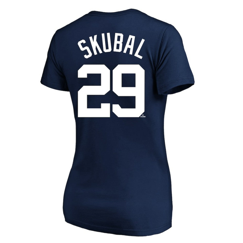 MLB Tarik Skubal Detroit Tigers Profile Women's Plus Size Name & Number V-Neck T-Shirt