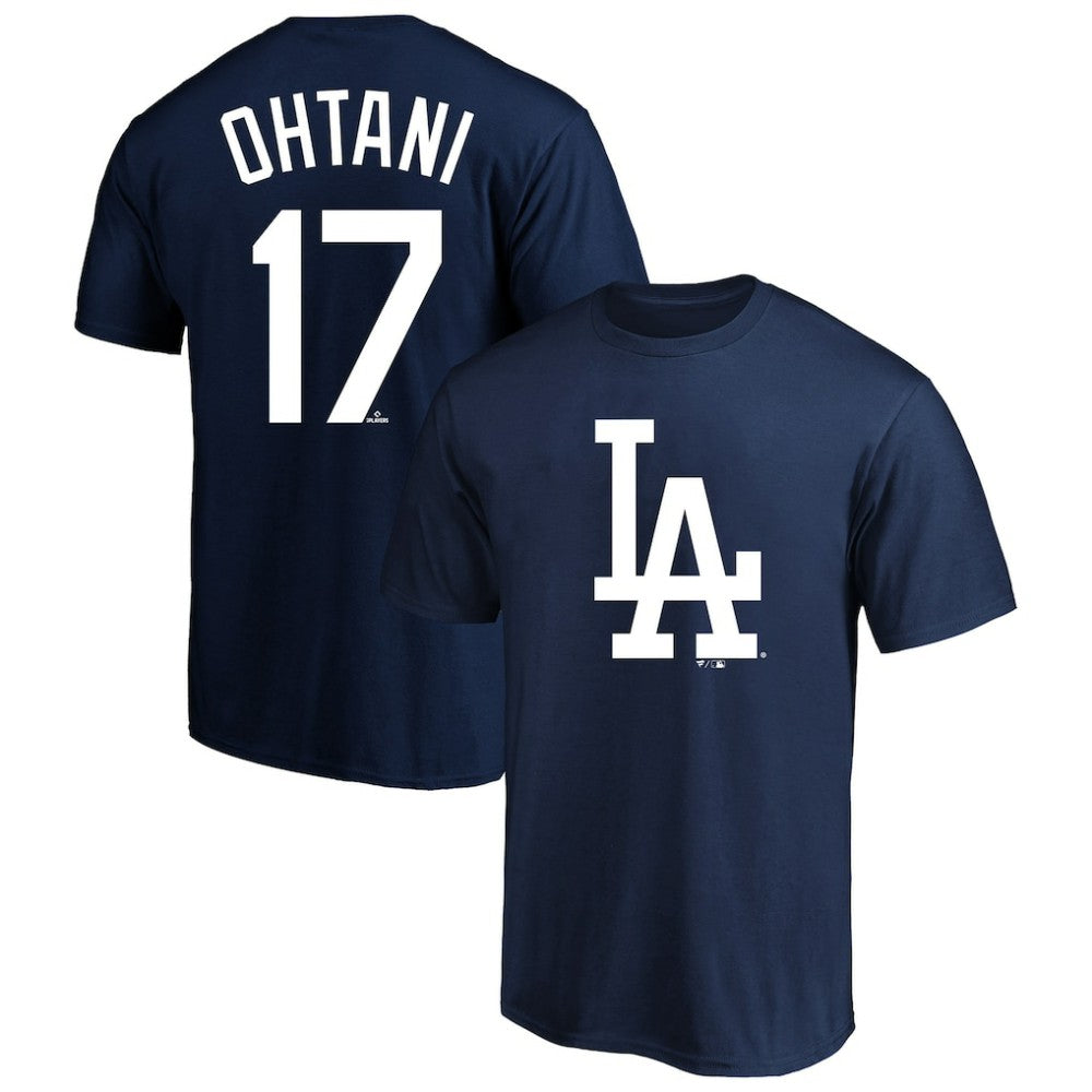 MLB Shohei Ohtani Los Angeles Dodgers Profile Big & Tall Player Name & Number T-Shirt