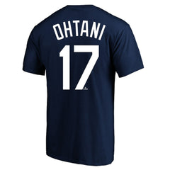 MLB Shohei Ohtani Los Angeles Dodgers Profile Big & Tall Player Name & Number T-Shirt
