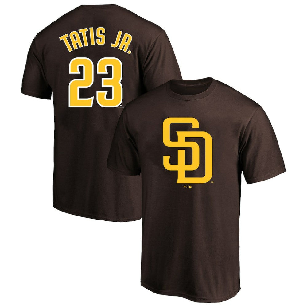 MLB Fernando Tatis Jr. San Diego Padres Profile Big & Tall Player Name & Number T-Shirt