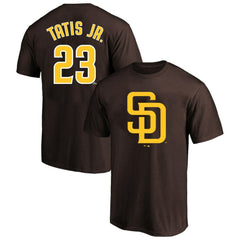 MLB Fernando Tatis Jr. San Diego Padres Profile Big & Tall Player Name & Number T-Shirt
