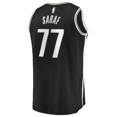 NBA Ben Saraf Brooklyn Nets Fast Break Replica Jersey