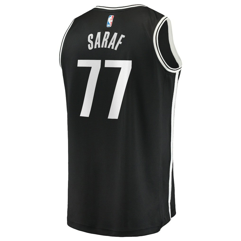 NBA Ben Saraf Brooklyn Nets Youth Fast Break Replica Jersey