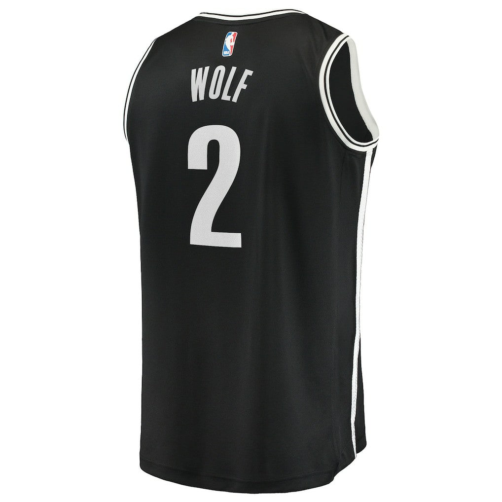 NBA Daniel Wolf Brooklyn Nets Youth Fast Break Replica Jersey