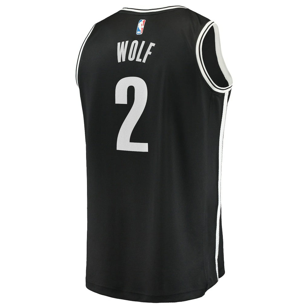 NBA Daniel Wolf Brooklyn Nets Youth Fast Break Replica Jersey