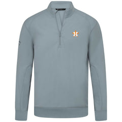 MLB Houston Astros Levelwear Upright Insignia Tri-Blend Quarter-Zip Pullover