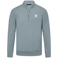 MLB Detroit Tigers Levelwear Upright Insignia Tri-Blend Quarter-Zip Pullover