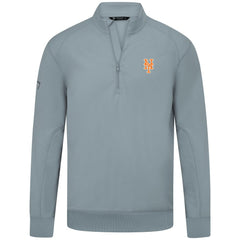 MLB New York Mets Levelwear Upright Insignia Tri-Blend Quarter-Zip Pullover