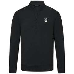 MLB Detroit Tigers Levelwear Upright Insignia Tri-Blend Quarter-Zip Pullover
