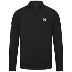 MLB San Francisco Giants Levelwear Upright Insignia Tri-Blend Quarter-Zip Pullover