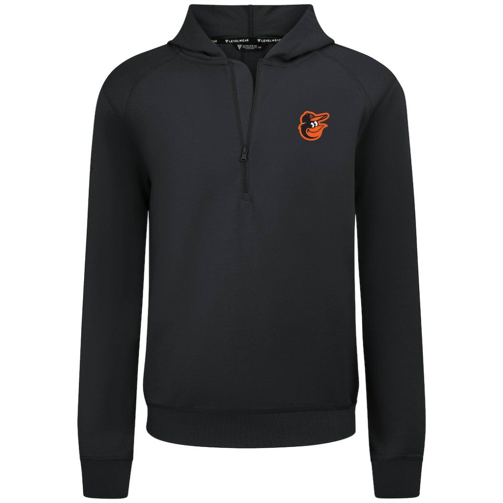 MLB Baltimore Orioles Levelwear Technic Insignia Quarter-Zip Hoodie