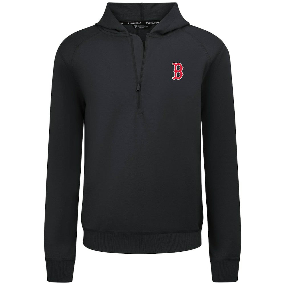 MLB Boston Red Sox Levelwear Technic Insignia Quarter-Zip Hoodie