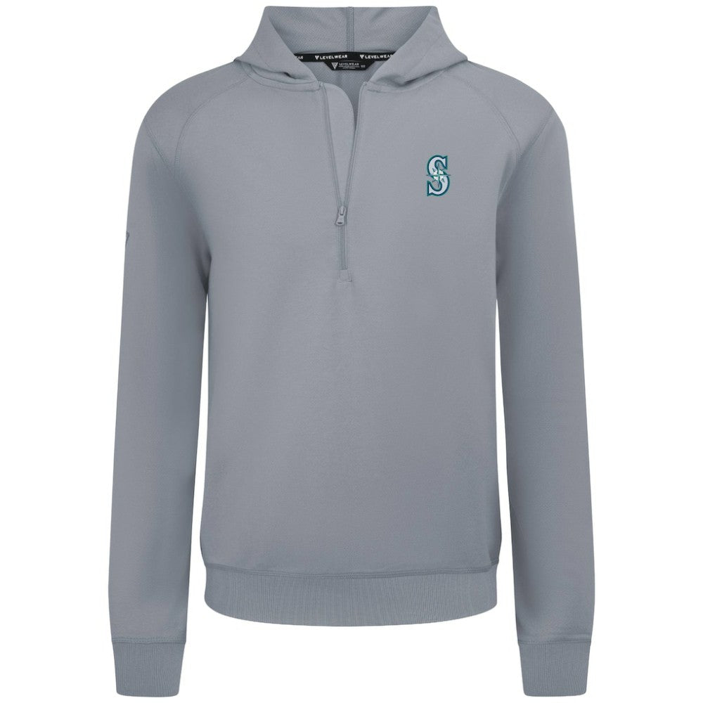 MLB Seattle Mariners Levelwear Technic Insignia Quarter-Zip Hoodie