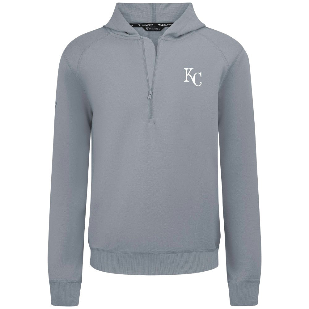 MLB Kansas City Royals Levelwear Technic Insignia Quarter-Zip Hoodie