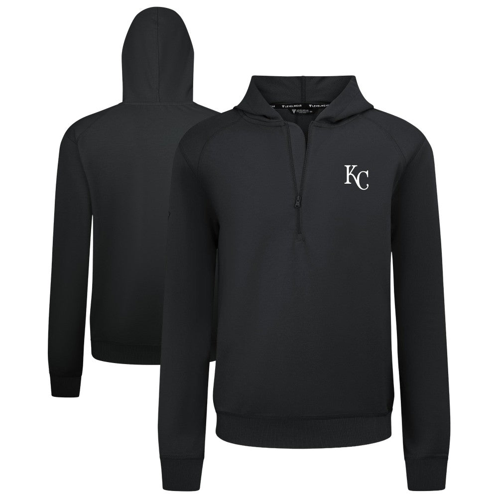 MLB Kansas City Royals Levelwear Technic Insignia Quarter-Zip Hoodie