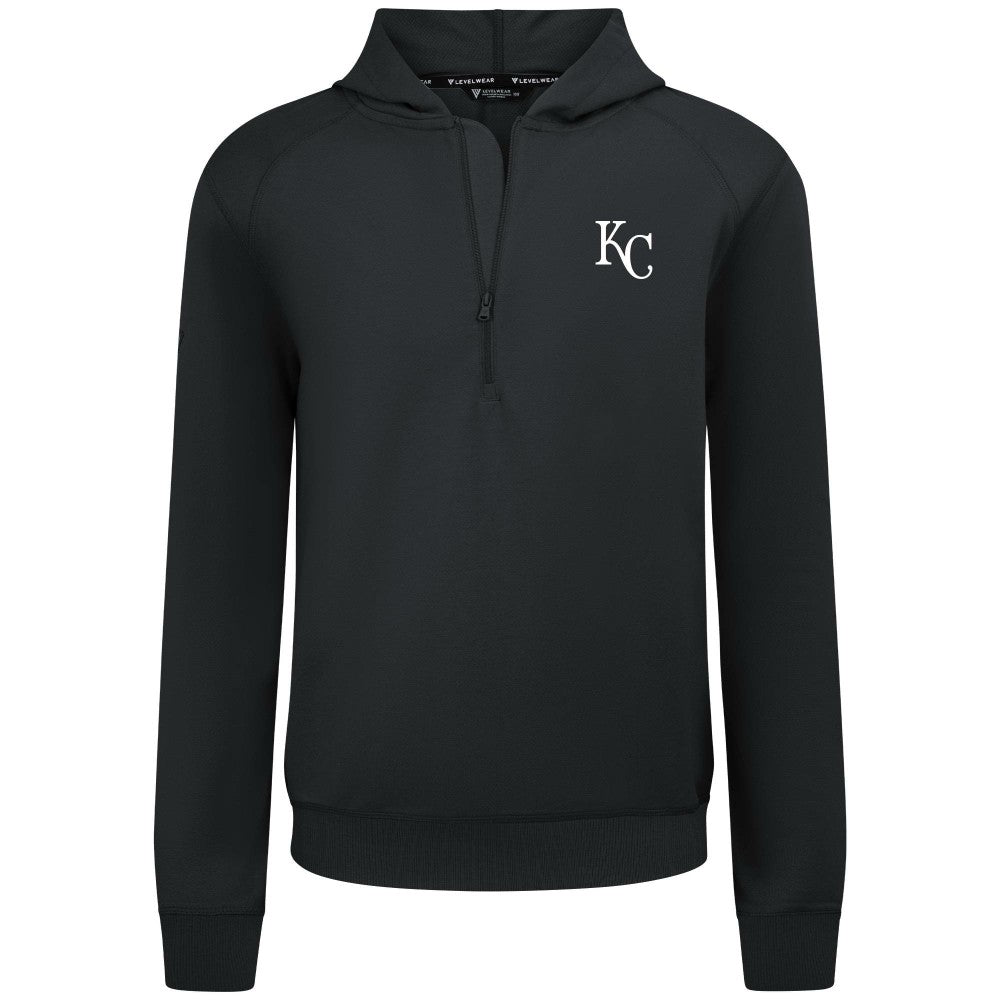 MLB Kansas City Royals Levelwear Technic Insignia Quarter-Zip Hoodie