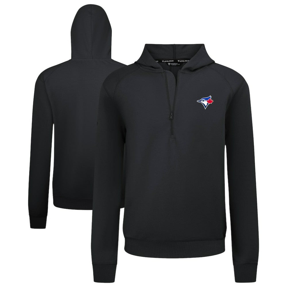MLB Toronto Blue Jays Levelwear Technic Insignia Quarter-Zip Hoodie