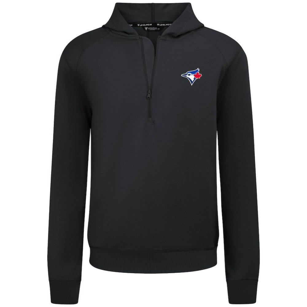 MLB Toronto Blue Jays Levelwear Technic Insignia Quarter-Zip Hoodie