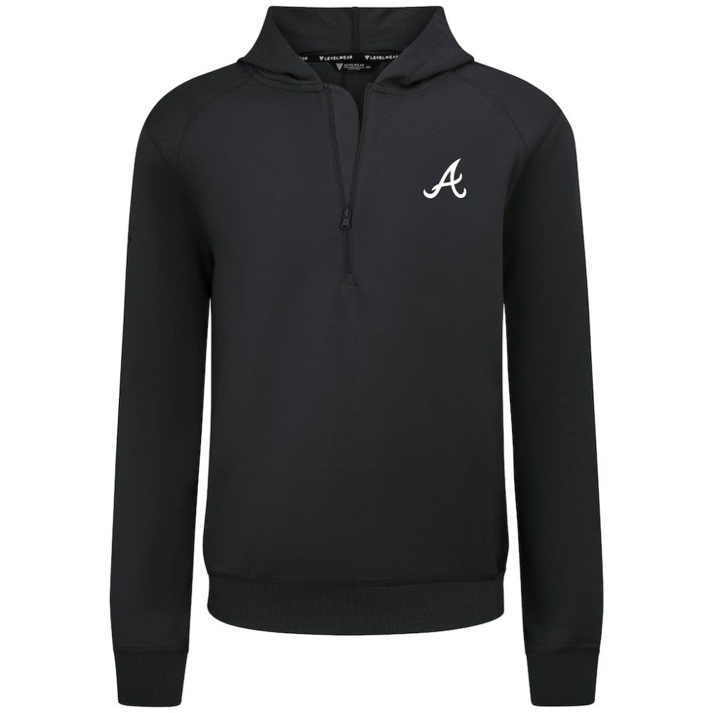 MLB Atlanta Braves Levelwear Technic Insignia Quarter-Zip Hoodie