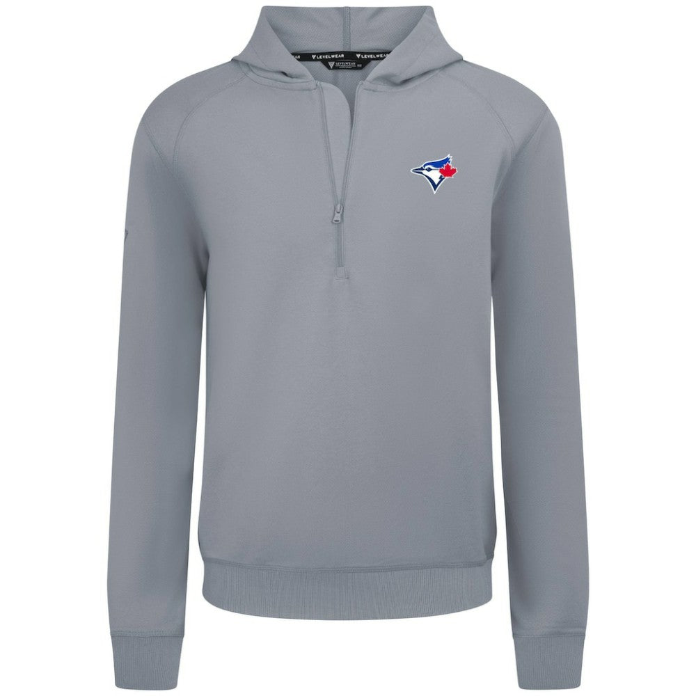 MLB Toronto Blue Jays Levelwear Technic Insignia Quarter-Zip Hoodie