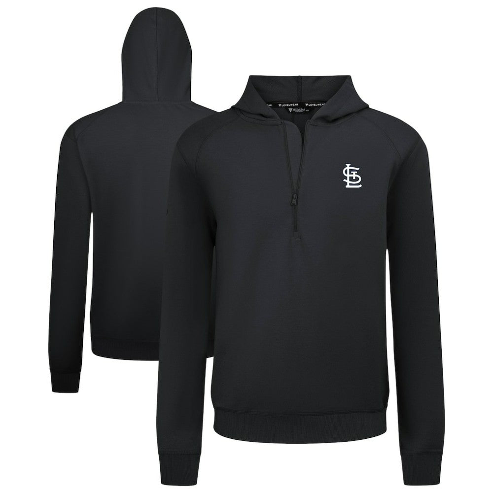 MLB St. Louis Cardinals Levelwear Technic Insignia Quarter-Zip Hoodie