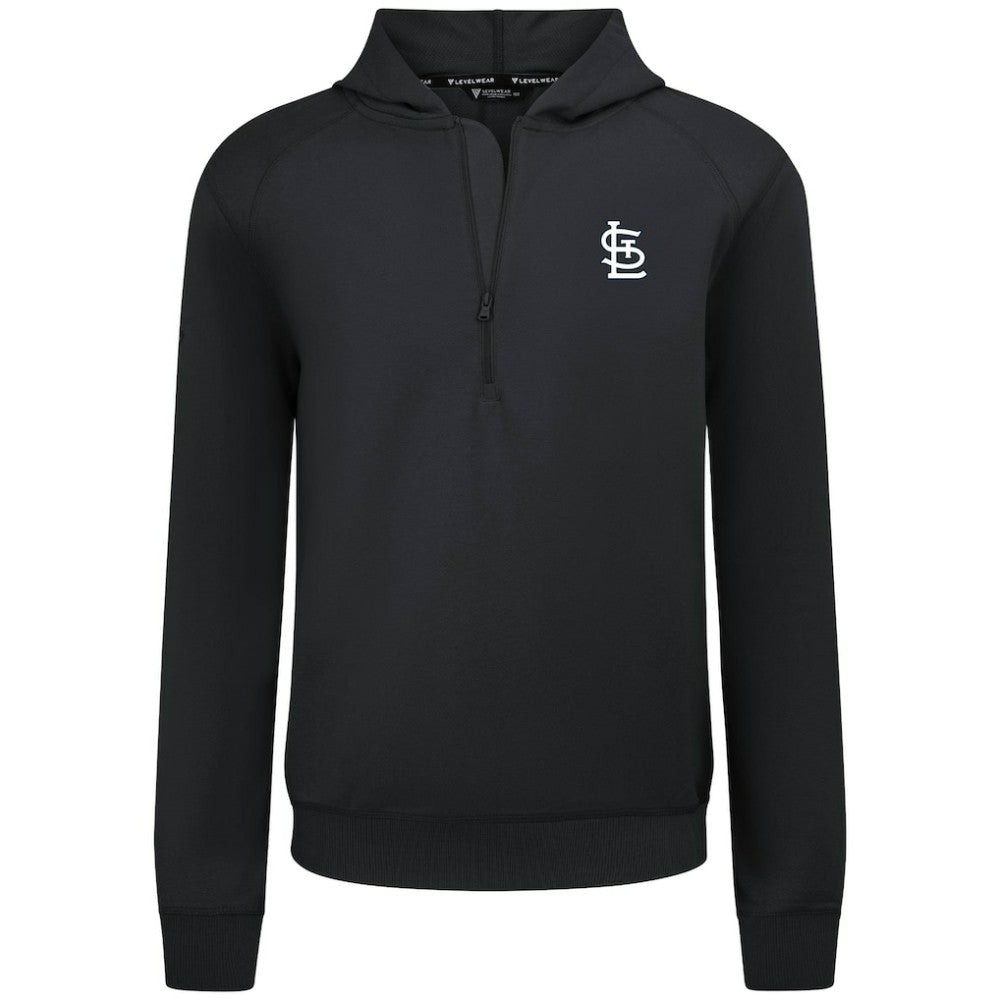 MLB St. Louis Cardinals Levelwear Technic Insignia Quarter-Zip Hoodie