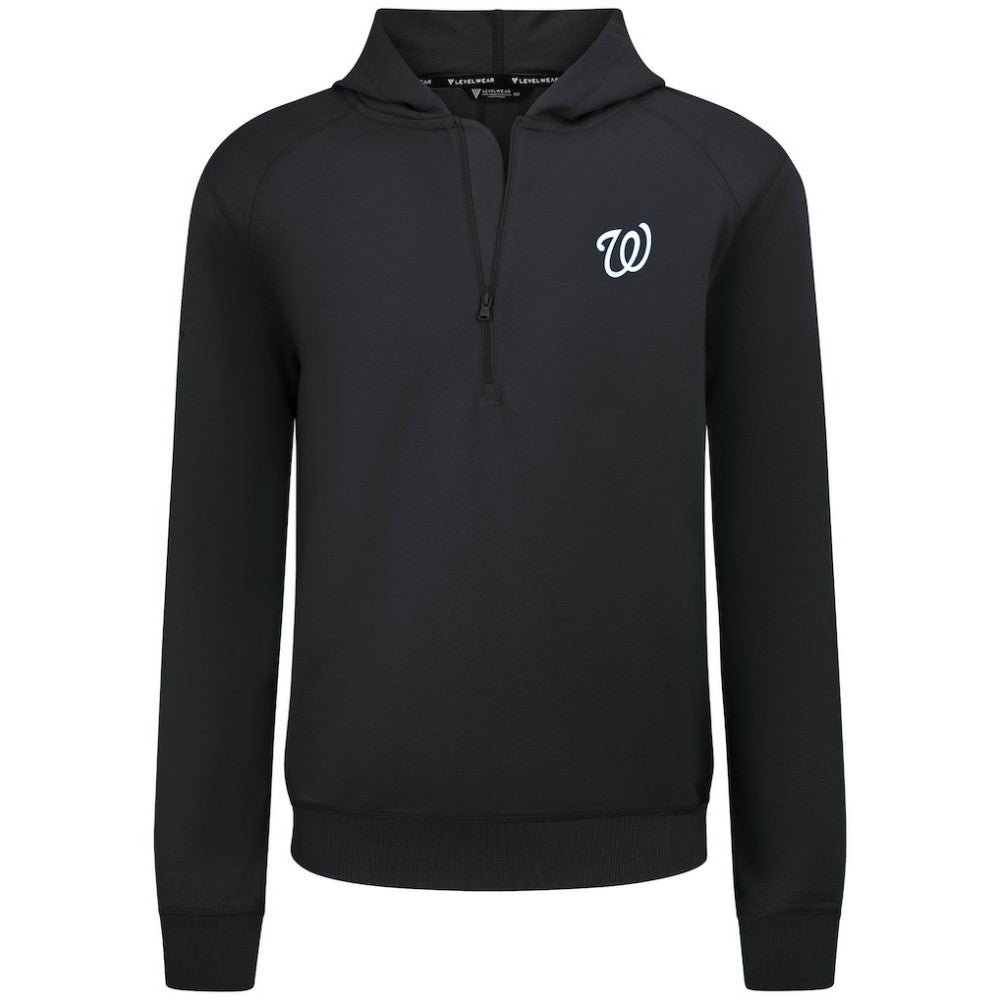 MLB Washington Nationals Levelwear Technic Insignia Quarter-Zip Hoodie