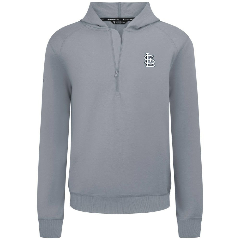 MLB St. Louis Cardinals Levelwear Technic Insignia Quarter-Zip Hoodie