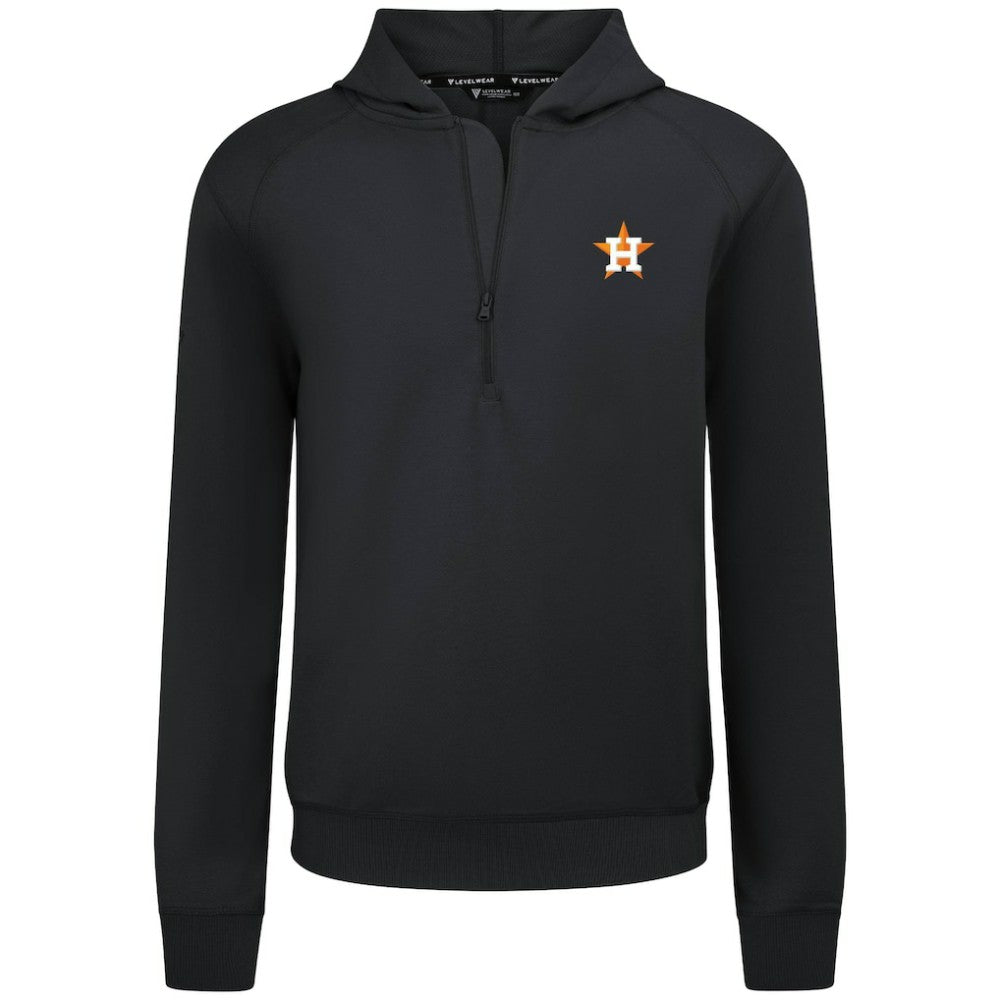 MLB Houston Astros Levelwear Technic Insignia Quarter-Zip Hoodie