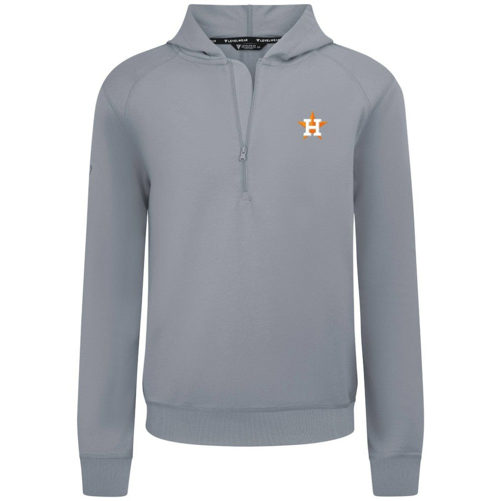 MLB Houston Astros Levelwear Technic Insignia Quarter-Zip Hoodie