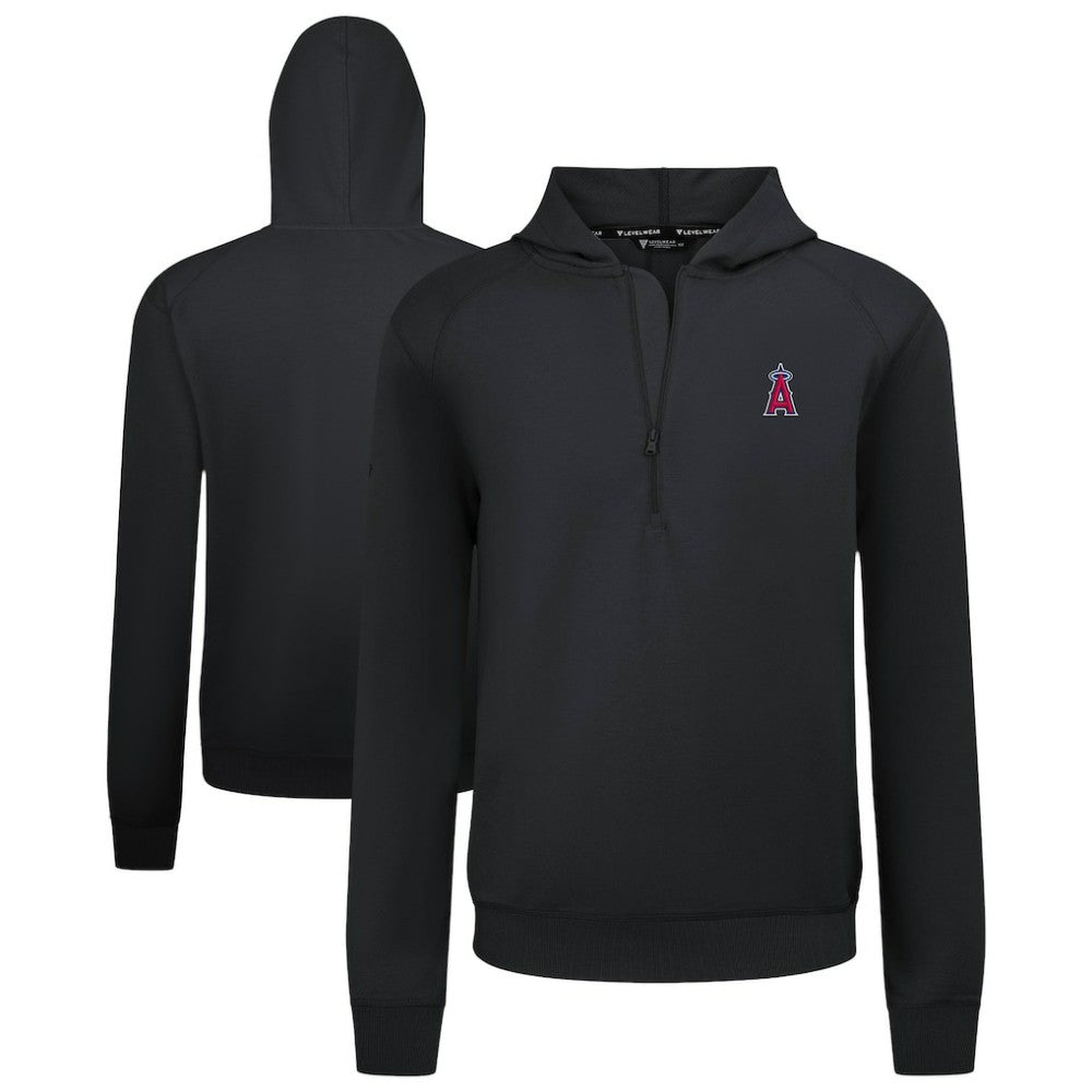 MLB Los Angeles Angels Levelwear Technic Insignia Quarter-Zip Hoodie